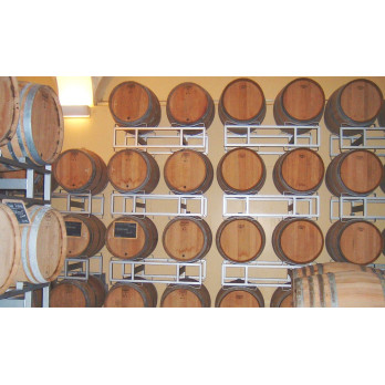 🍷 Porta Barriques Rialzato Transpallet 2 Posti