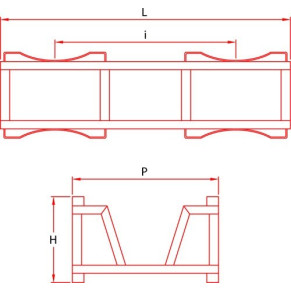 🍷 Porta Tonneaux 2 Posti Transpallet