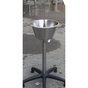 Lavabottiglie Inox a Pedale 2 Posti