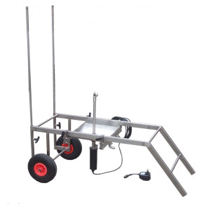 Sfera di lavaggio con carrello porta botti 60-225 lt