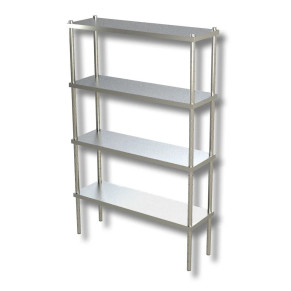 🏭 Scaffale Inox AISI 304 4 Ripiani