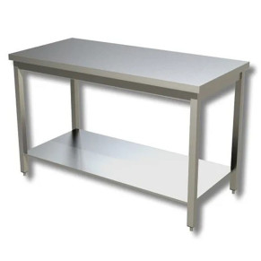 👨🍳 Tavolo Inox AISI 304 con Ripiano