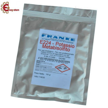 🍷 Metabisolfito di Potassio 100 g per Vino