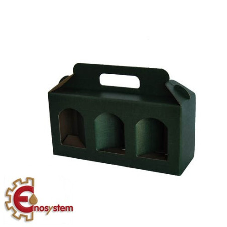 🎁 Scatola Verde 3 Vasetti | 10 Pz