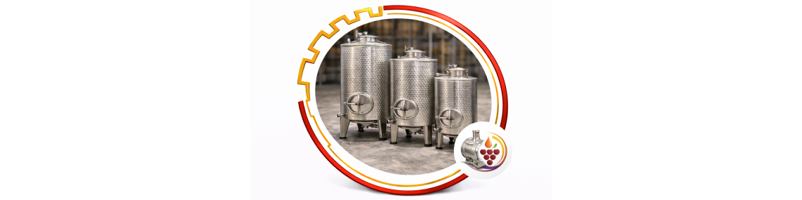 🍇 - Recipienti per Vino Professionali - Produzione Made in Italy