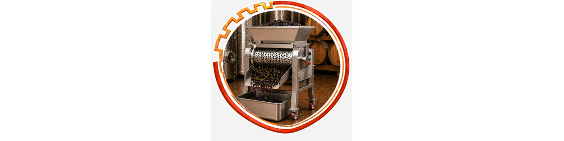 🍇 - Diraspatrici e Pigiadiraspatrici | Enosystem - Made in Italy