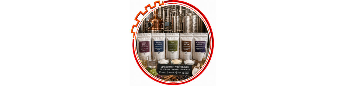 🧪 Stabilizzanti per Distillati, Macerati e Fermentati | Enosystem