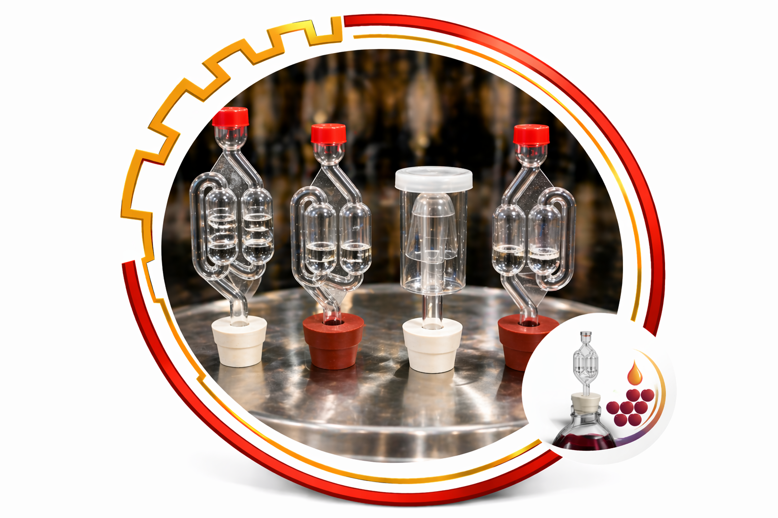 Colmatori / Gorgogliatori / Fermentatori / Airlock