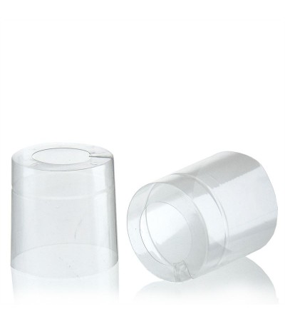 Capsula Termoretraibile per Bottiglie trasparente in buste da 100 pezzi -  buyglass